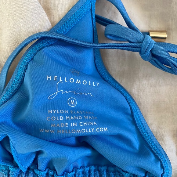 Hello Molly | Swim | Hello Molly Blue Bikini | Poshmark